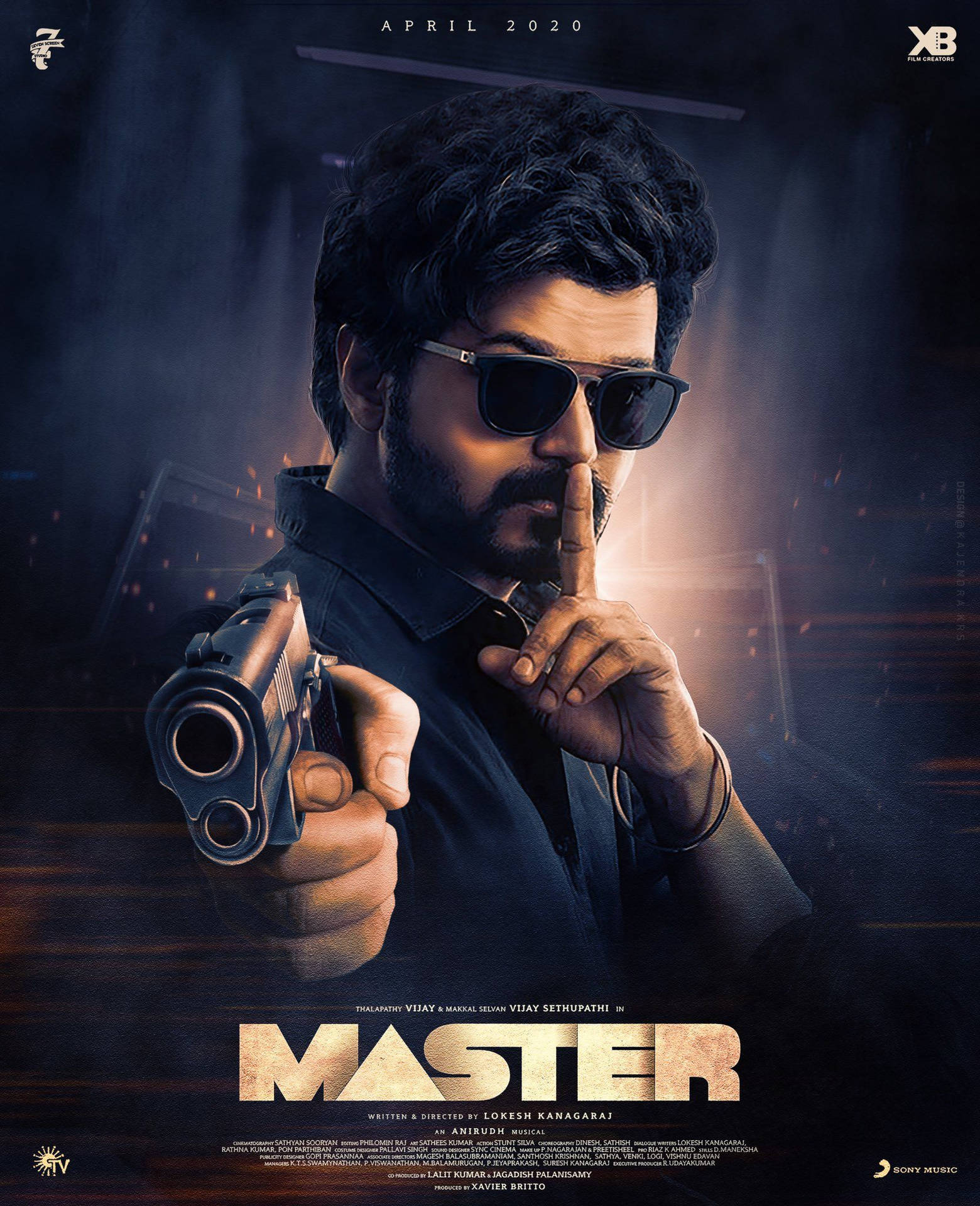 Master Vijay 4k Wallpaper