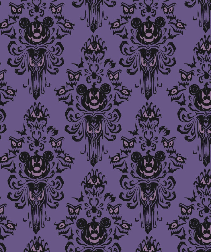 Mickey In Purple Halloween Wallpaper Mouse Mansion
