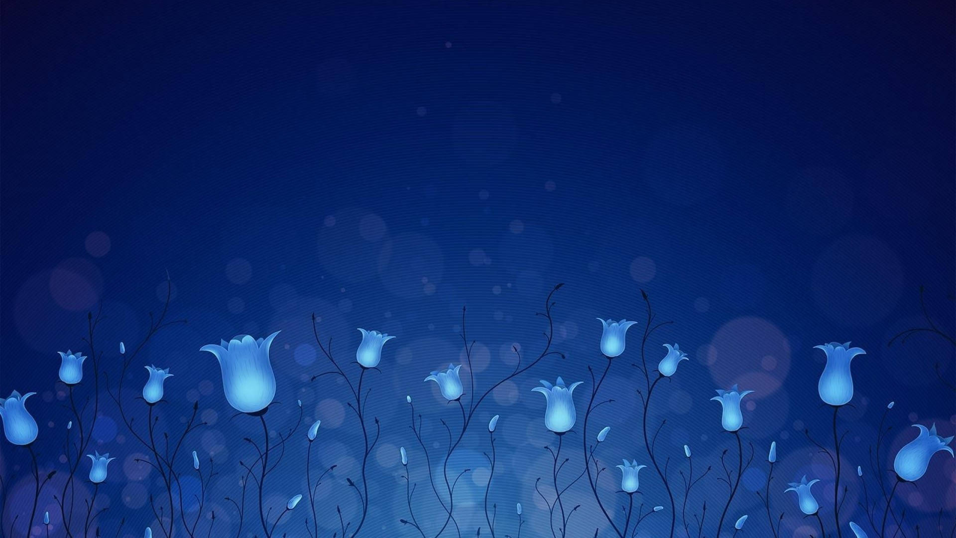 Neon Blue Aesthetic Wallpaper