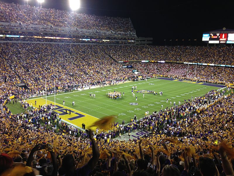 When Football Is Played At Louisiana State University S Tiger Stadium