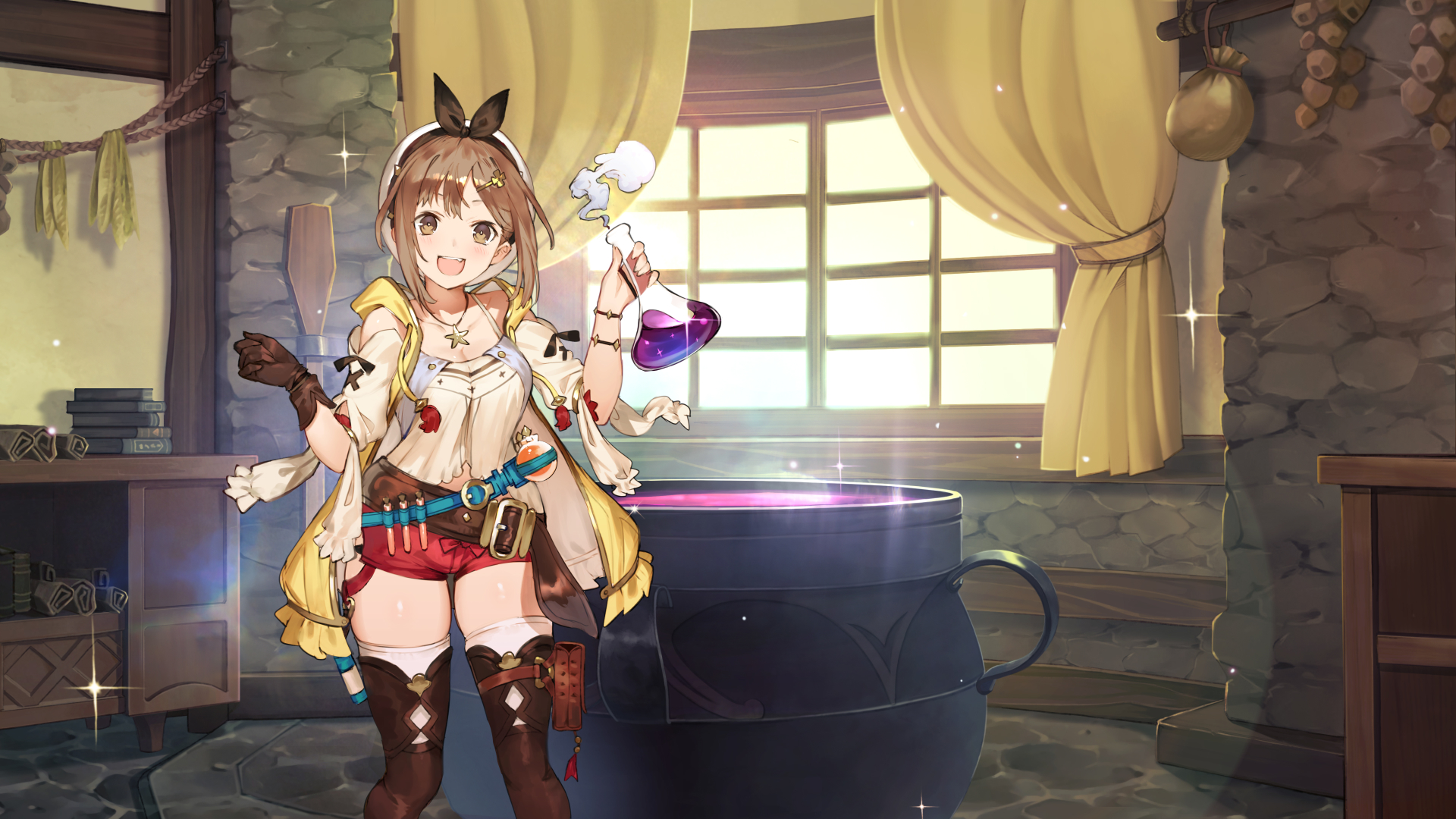 Atelier Ryza Game 1080p Laptop Full HD Wallpaper