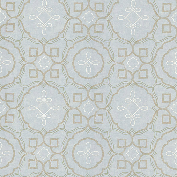 Slate Spanish Tile Mosaico Brewster Wallpaper