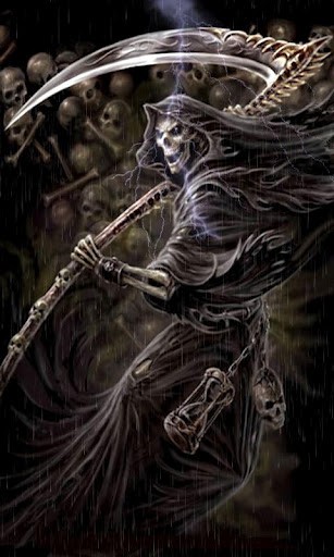 Grim Reaper Live Wallpaper This Is A Great Evil Lightning