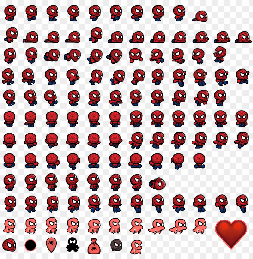 Spelunky Sprite Sheet Png Image With Transparent Background Toppng