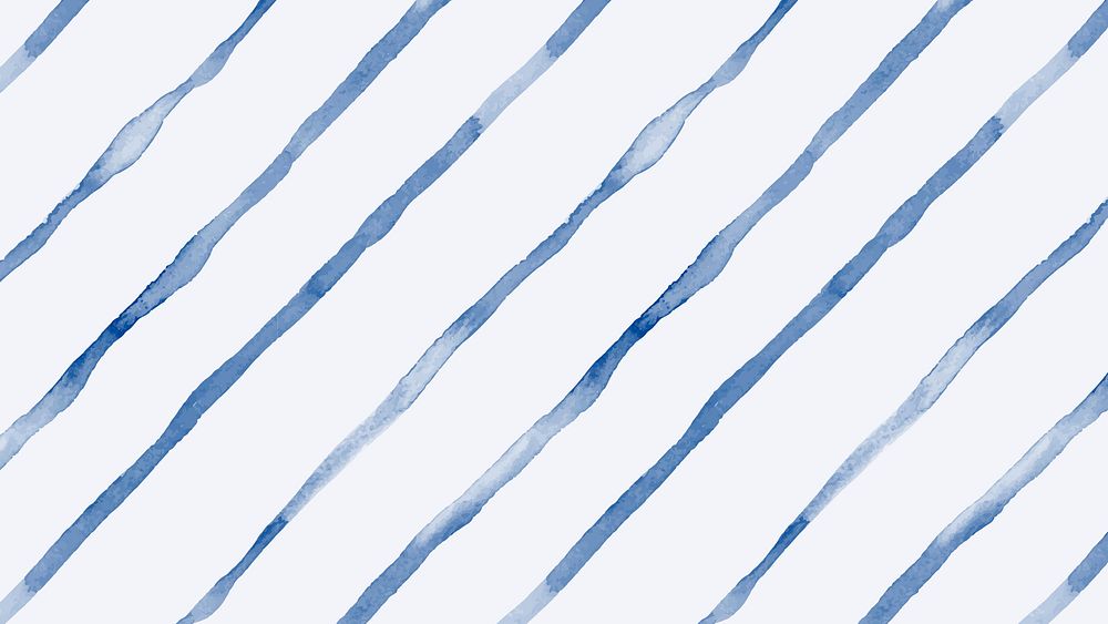 Aesthetic Indigo Watercolor Desktop Wallpaper