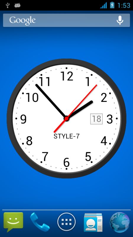 Analog Clock Live Wallpaper for Android   Download Live Wallpaper