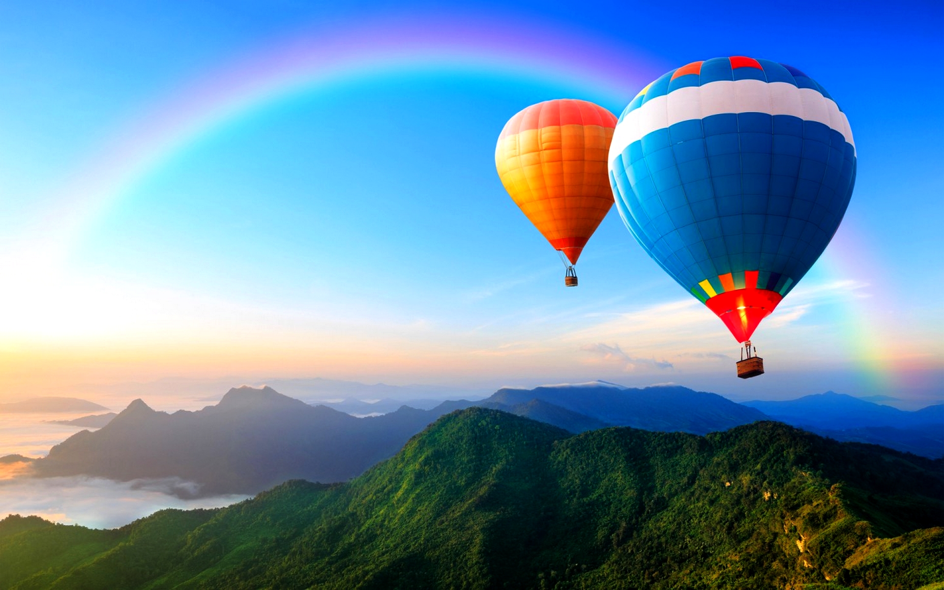 Hot Air Balloon HD Wallpaper