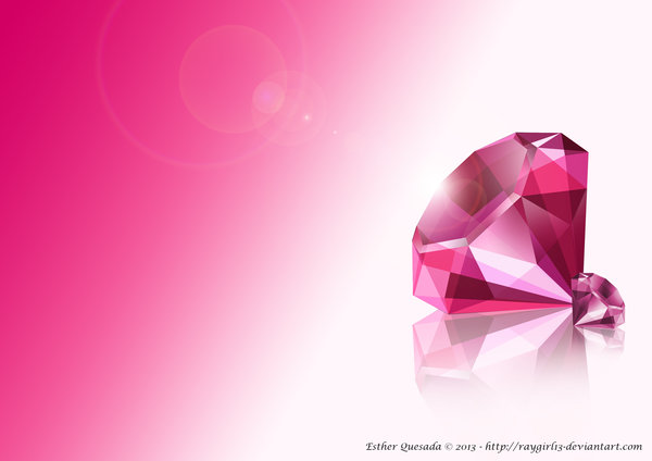 Diamond Wallpaper In Pink By Raygirl13
