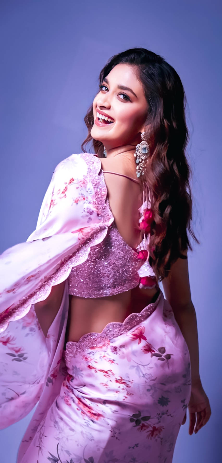 Top Keerthi Suresh Saree Wallpaper Full HD 4k To Use