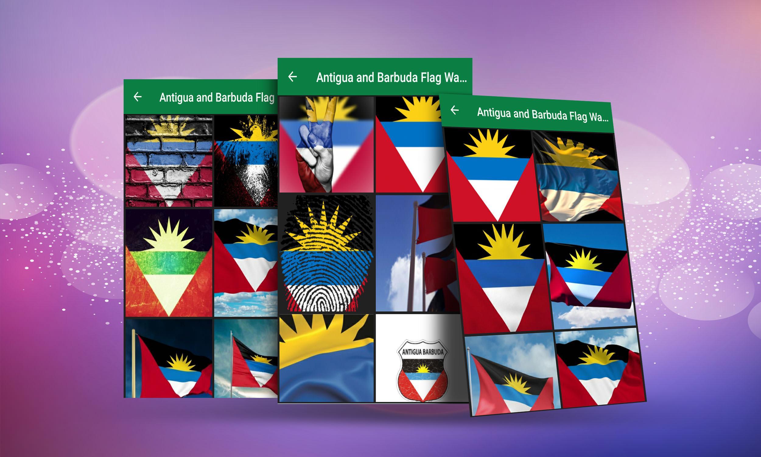 Antigua Barbuda Flag Wallpaper For Android Apk