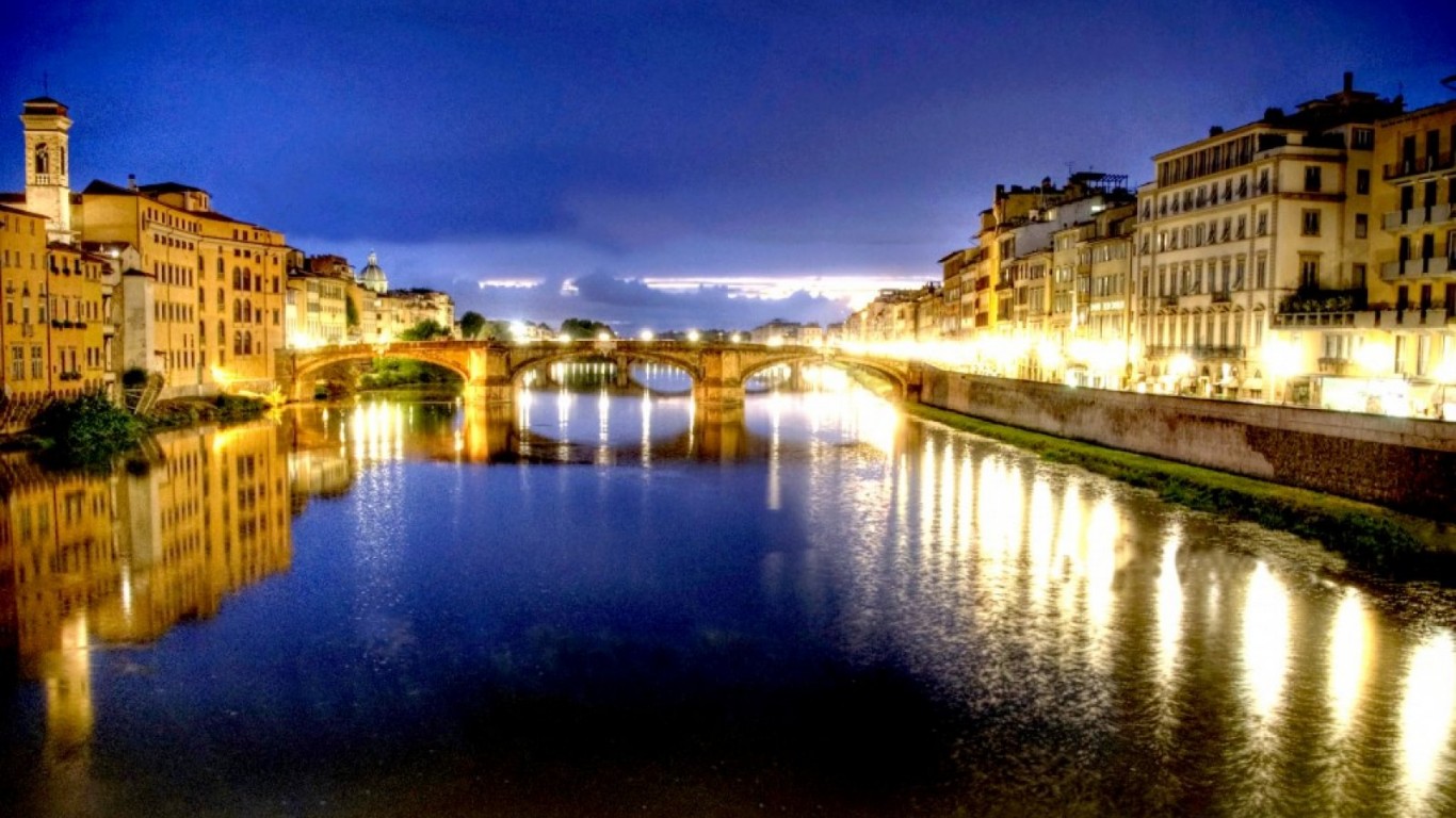 Arno In Florence Italy HD Wallpaper IwallHD