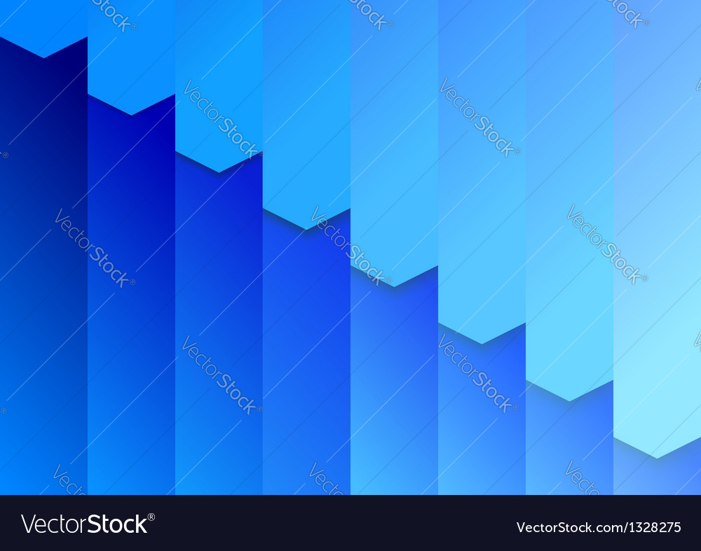 Folder Background Template In Blue Royalty Vector Image