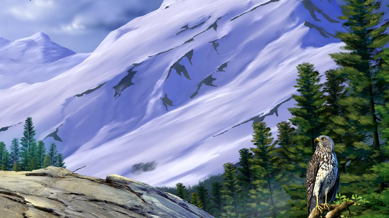 Northern Mountains HD Laptop Background
