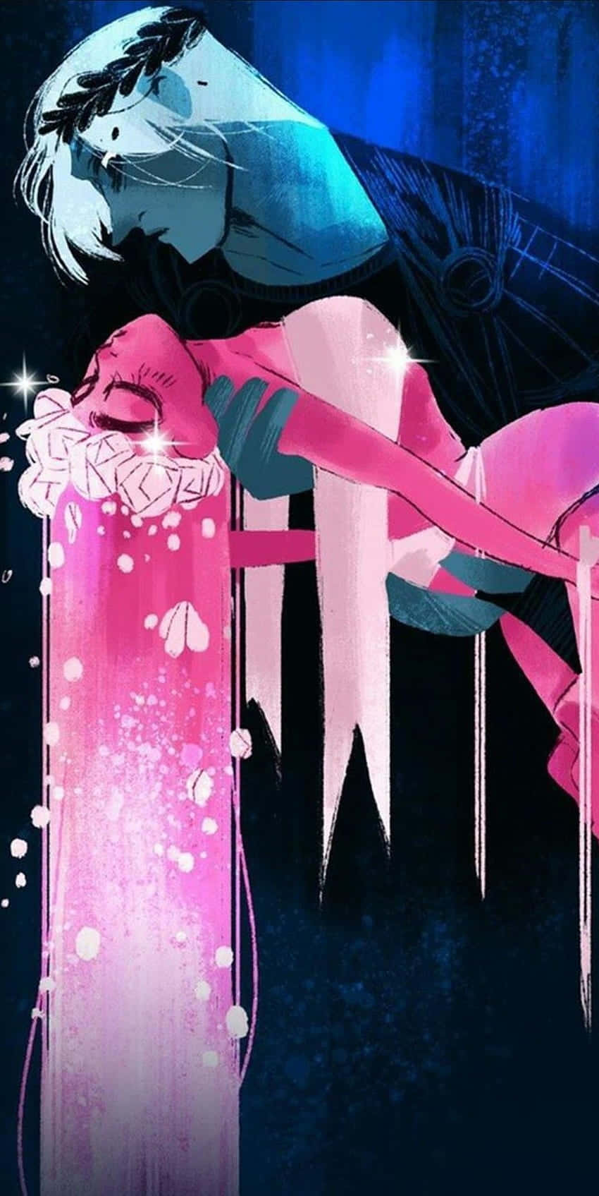 En Lore Olympus Webtoon X Wallpaper