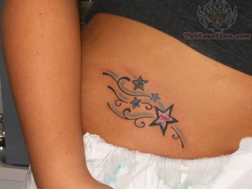 swirls and stars tattoo by Kiddotattoo on DeviantArt