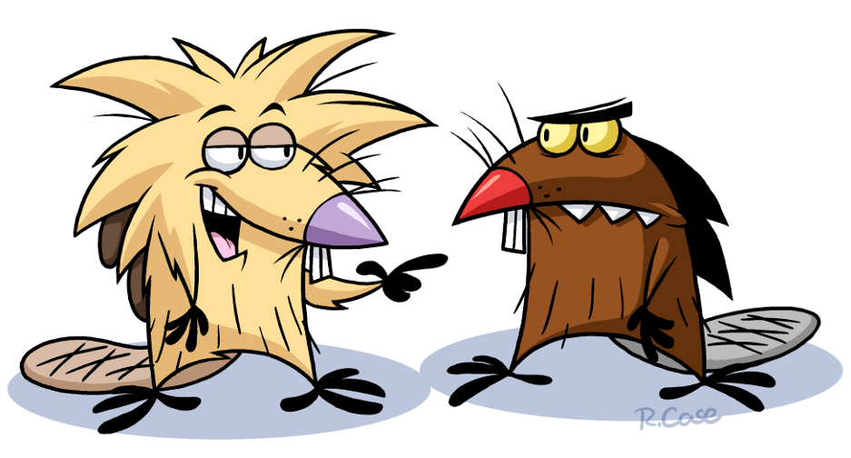 Angry Beavers Wallpaper Angry beavers by rongs1234