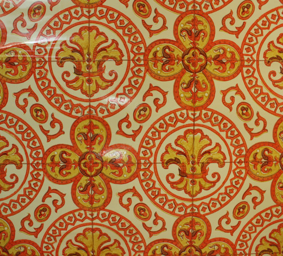 1900s Wallpaper S Antique French Tile