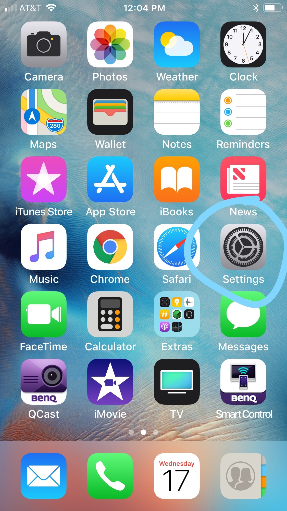 Apple iPhone Home Screen Wallpaper