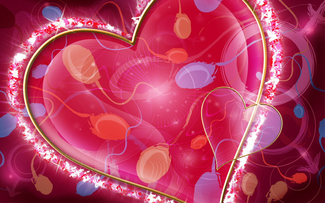 HD Love Hearts Wallpaper Beautiful Cool