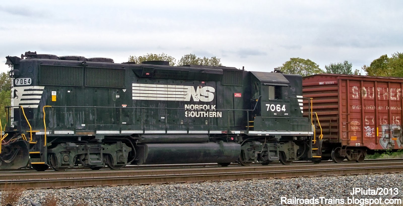 Ns Gp50 Emd Lootive Train Engine Norfolk Southern Railroad