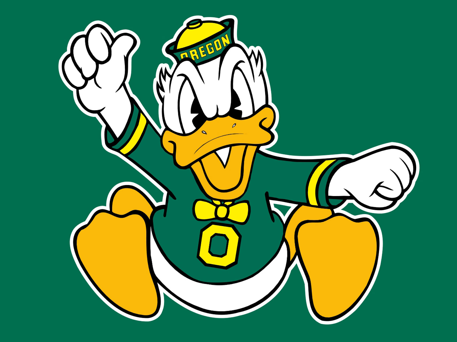 Desktop Wallpaper Of Oregon Ducks Football Logo