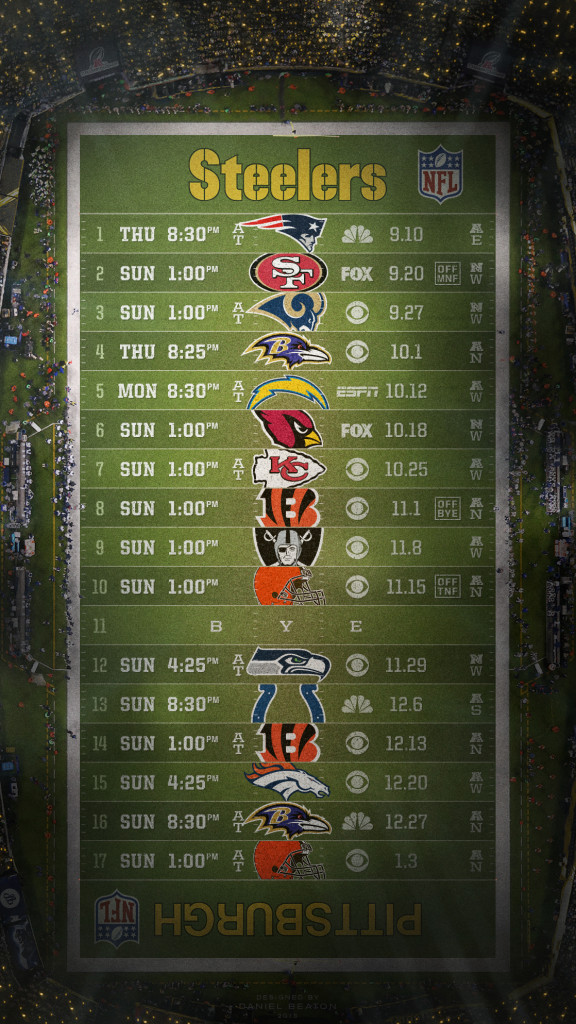 Nfl Schedule Wallpaper Of Nflrt