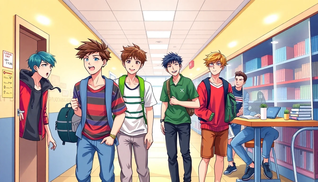 🔥 Free Download Daily Life Of High School Boys Wallpaper by ...