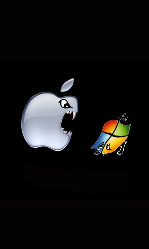 Apple Vs Windows Blackberry Wallpapers 480x800 Phone Hd Wallpapers And
