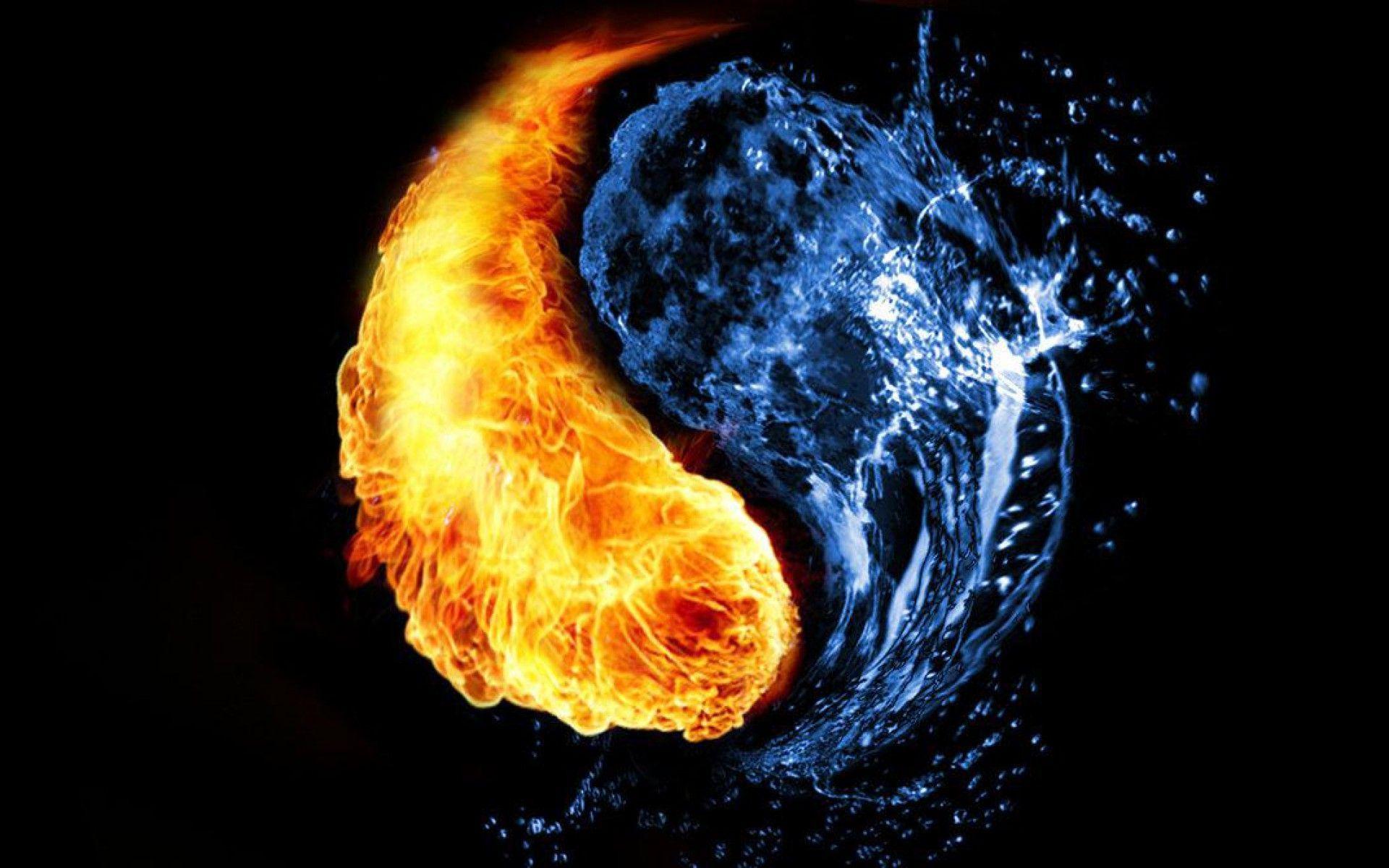 Fire And Water Wallpaper