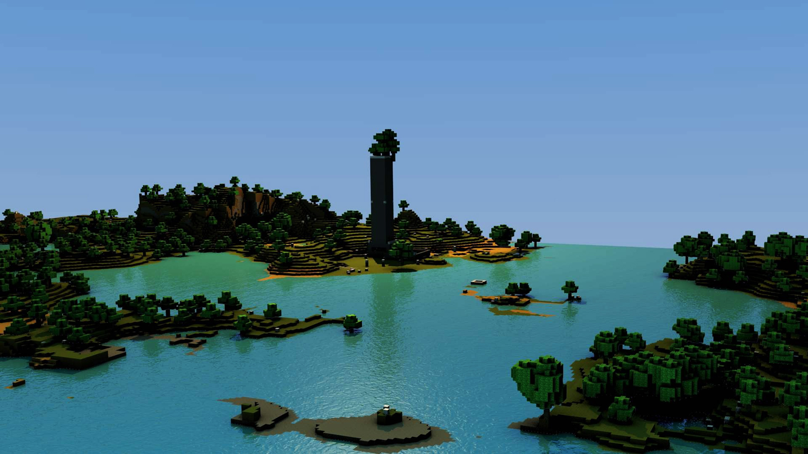 Minecraft Building Game HD Desktop Wallpaper