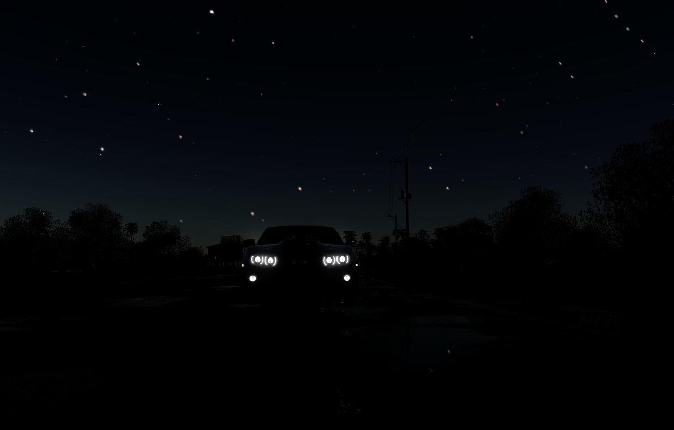 Wallpaper Chevrolet Camaro Carro Jogo Estrelas Noite Image