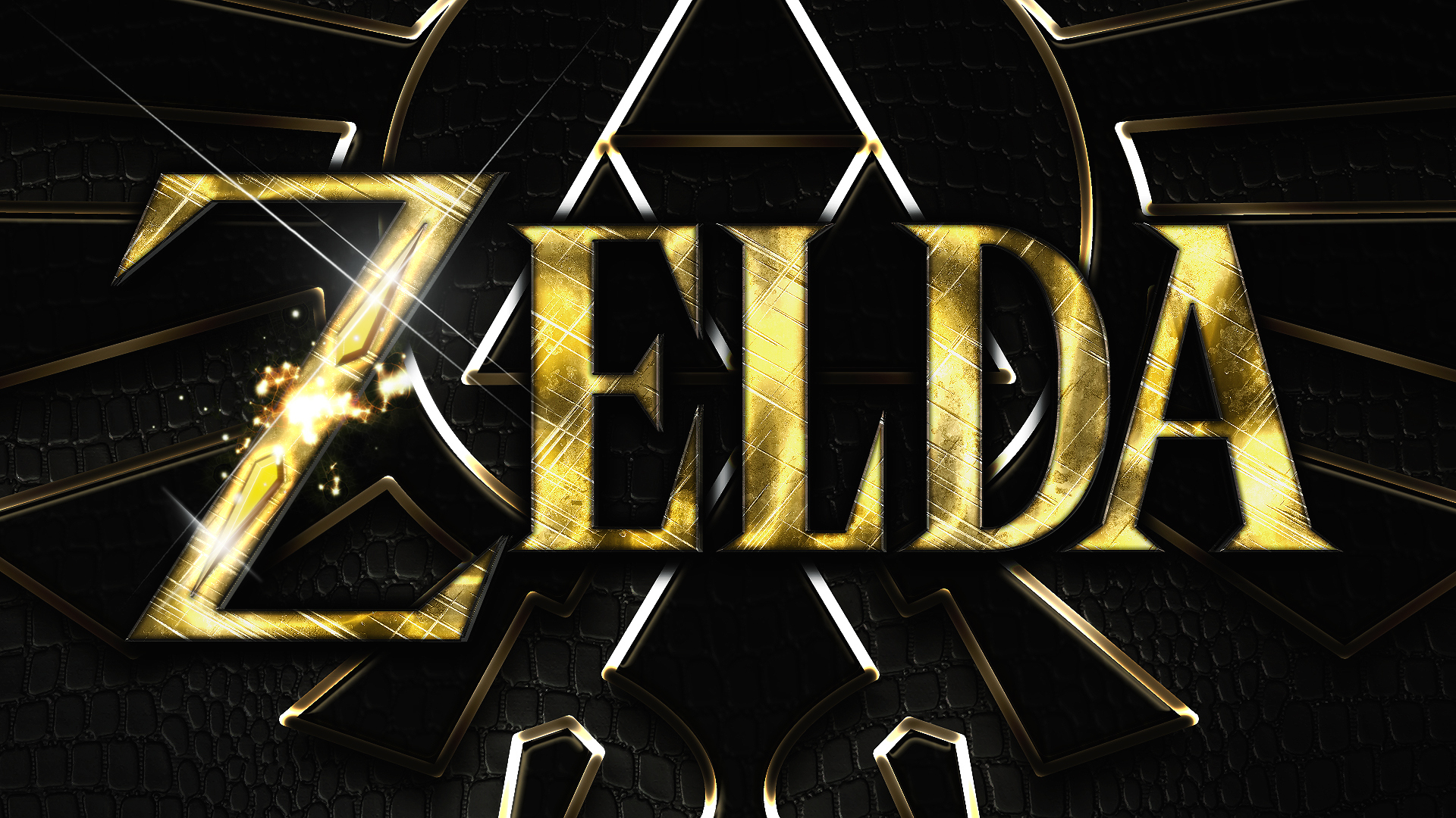 Zelda Typo Puter Wallpaper Desktop Background Id