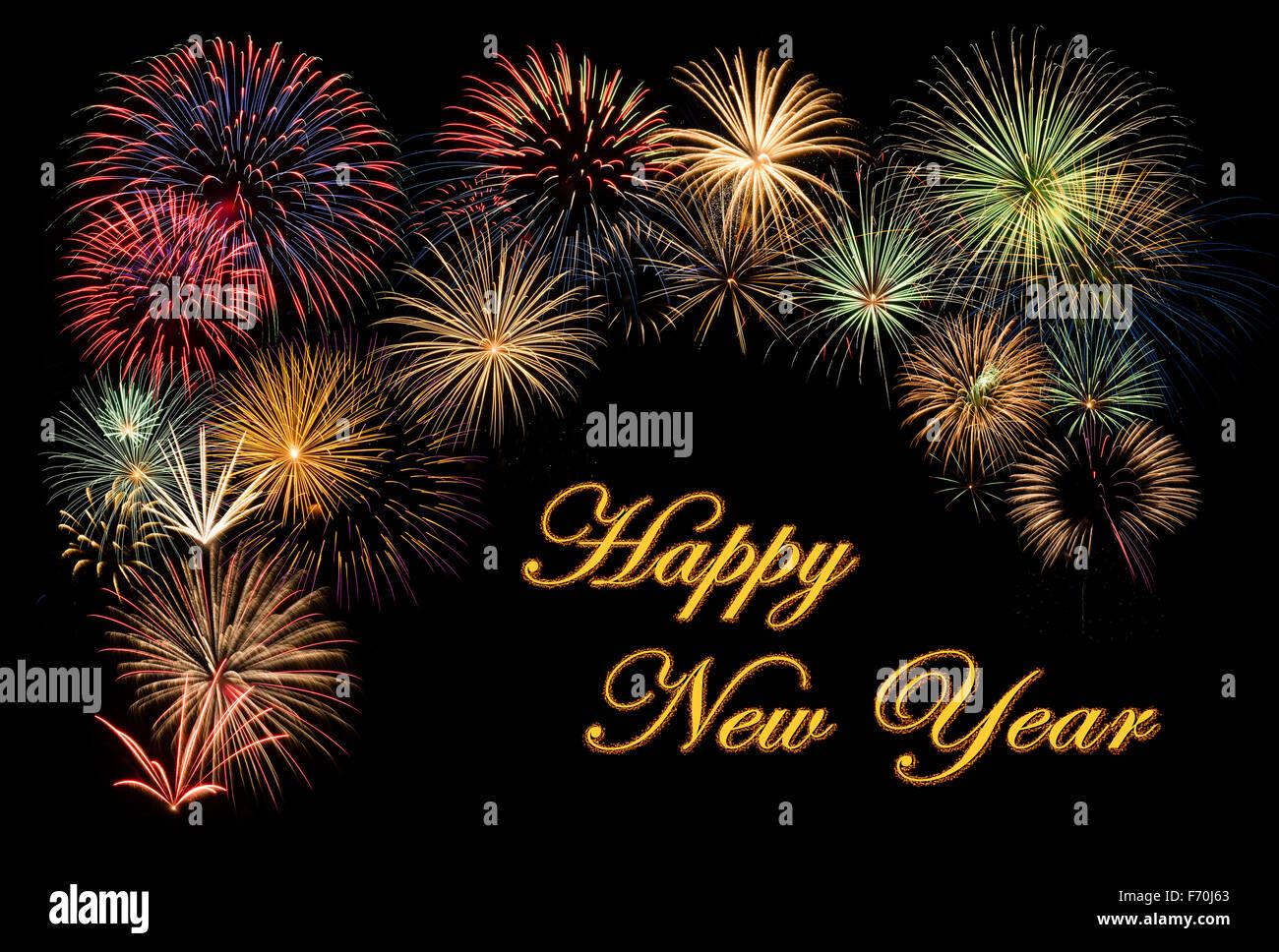 Happy new year wishes hi res stock photography and images