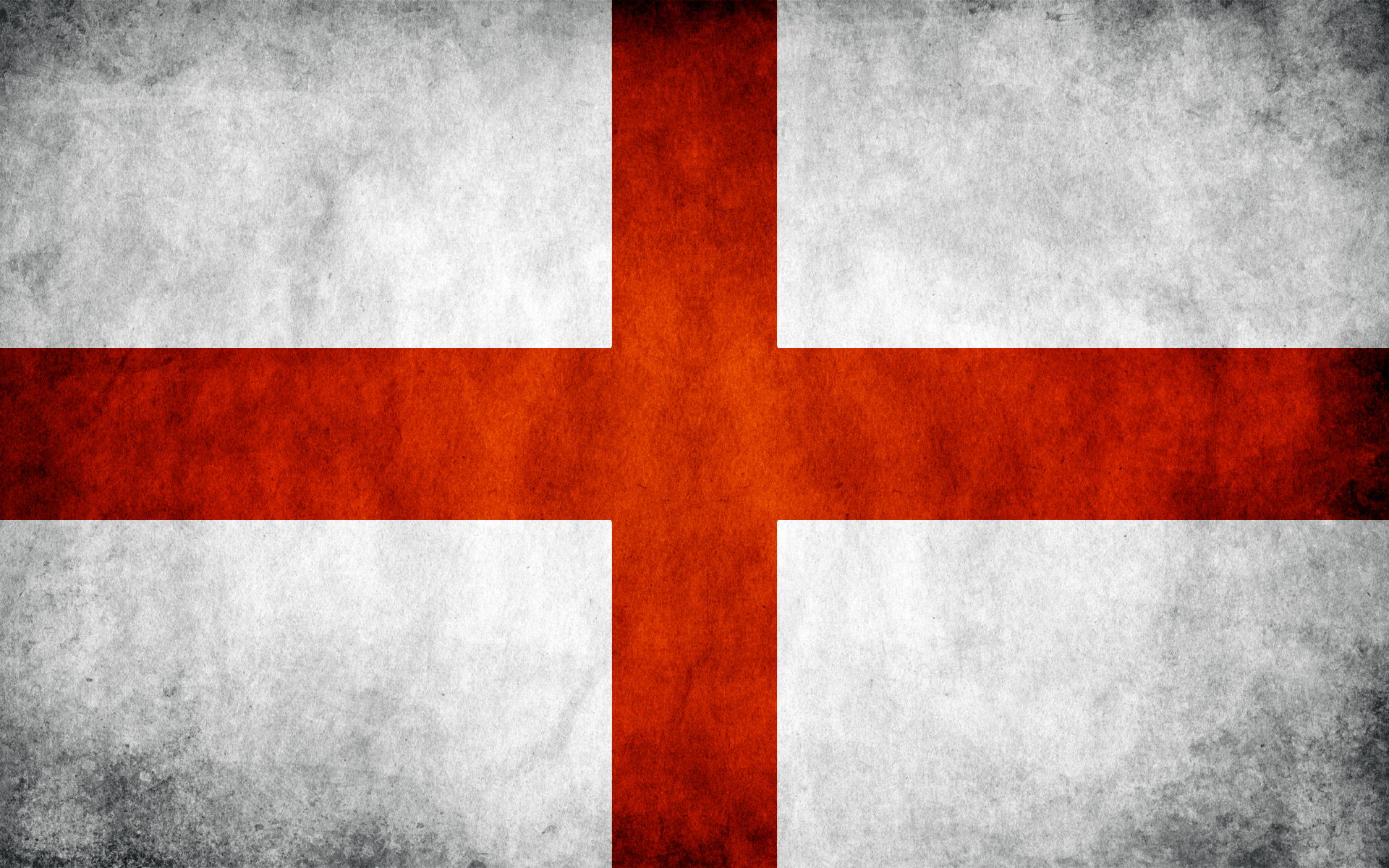 St George Cross England Grunge Flag Wallpaper