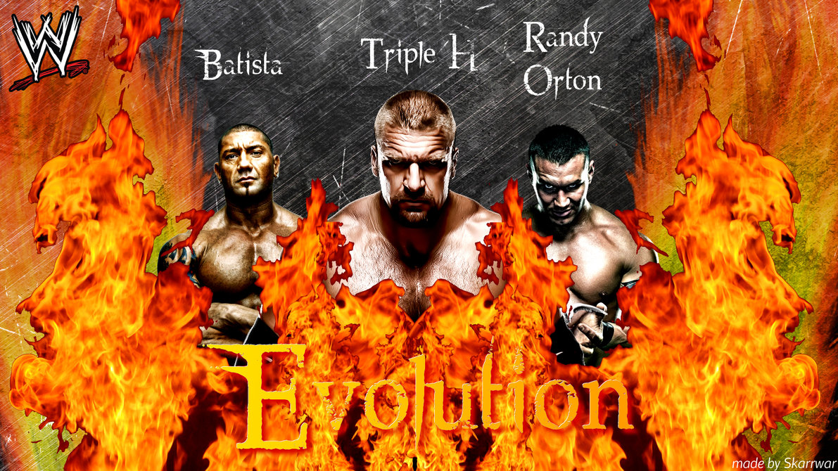 WWE Evolution Wallpaper by SkarrDWar on