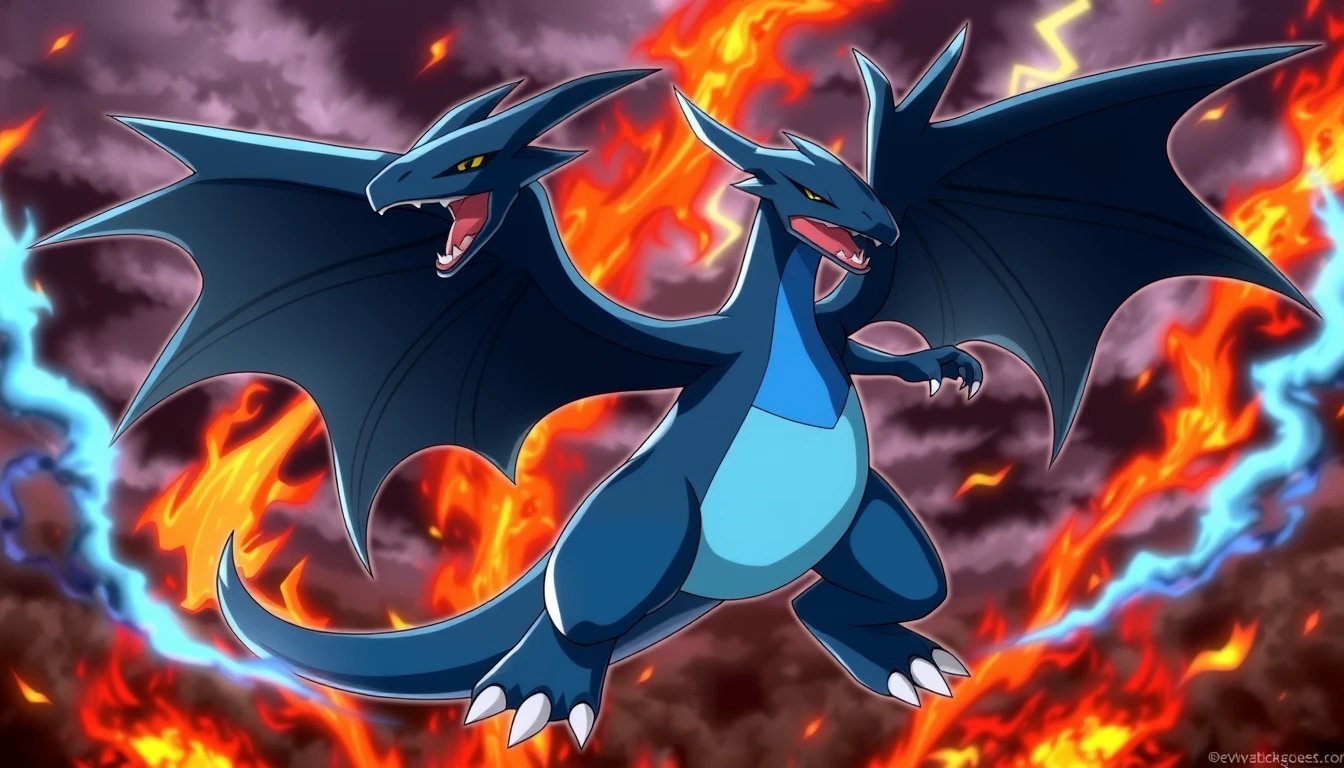 🔥 [70+] Pokemon Mega Charizard X Wallpapers | WallpaperSafari