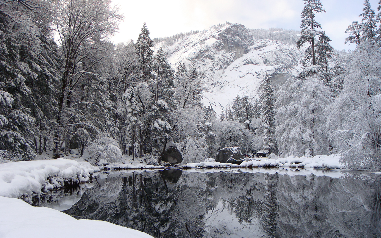 Wallpaper Yosemite Snowscape By Abcdefghijkl0l Customization
