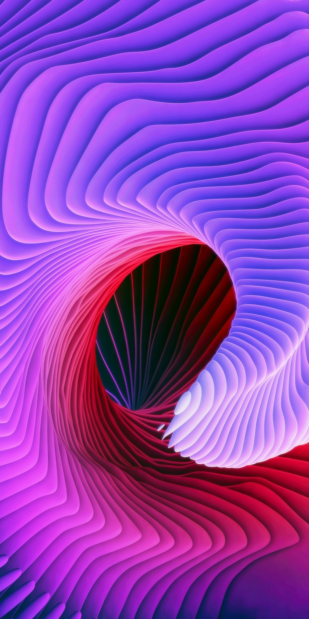 Abstract purple and red swirling vortex wallpaper, perfect for Xiaomi phones