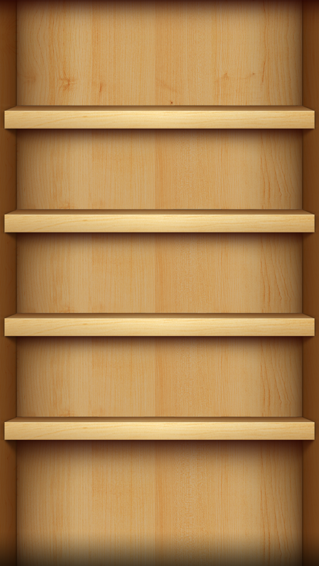 Wood Shelf HD Wallpaper For iPhone Site