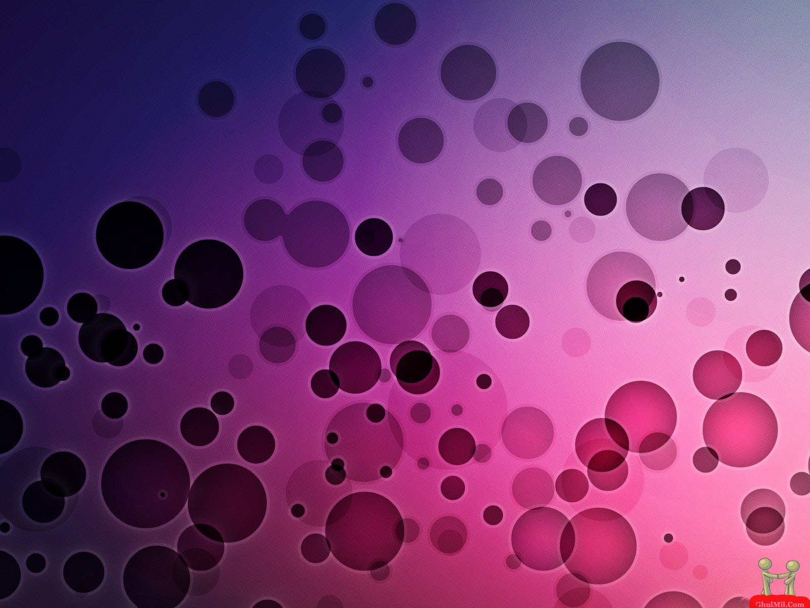 Beautiful 3d HD Circles Bubbles Wallpaper For Desktops E