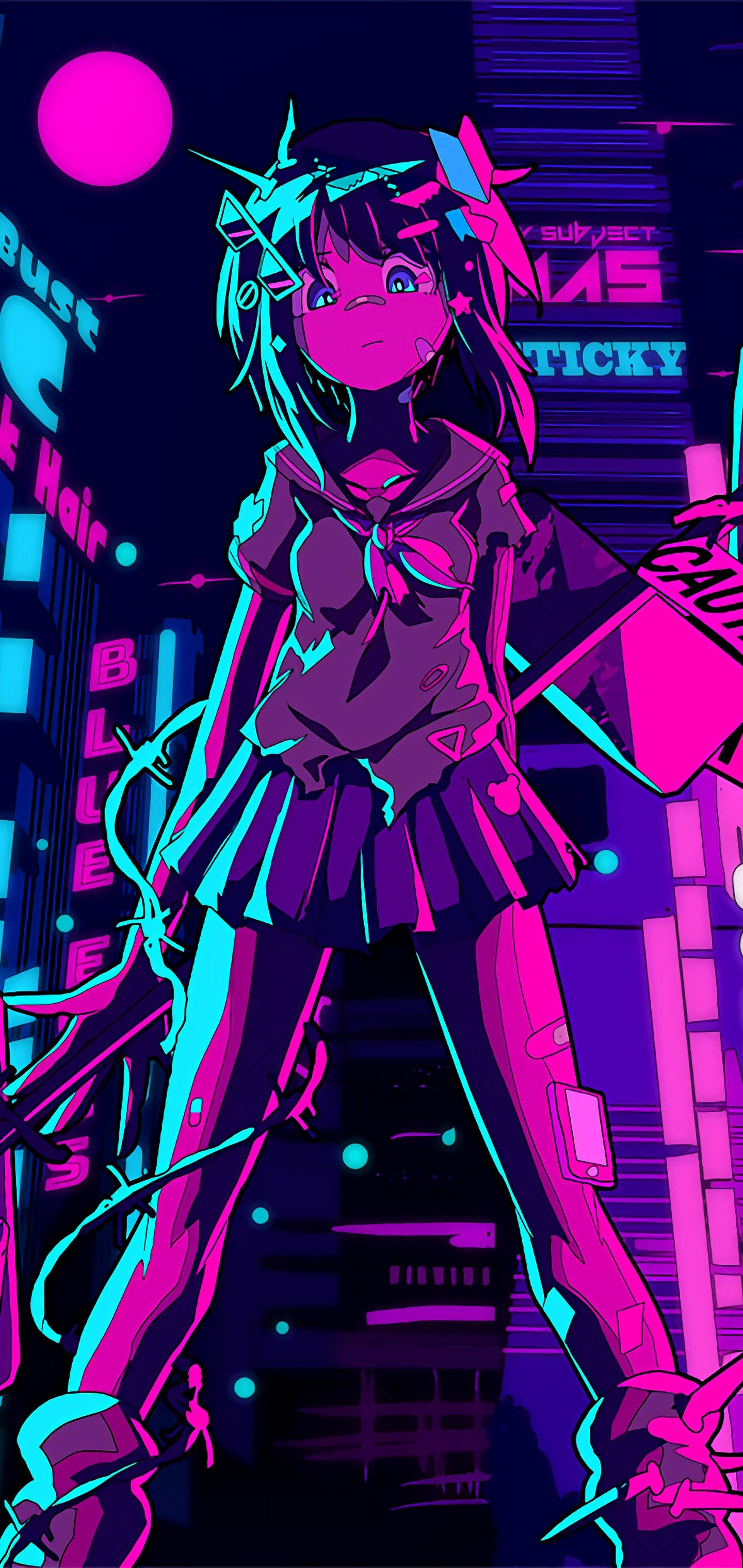 Anime Girl Phone Wallpaper