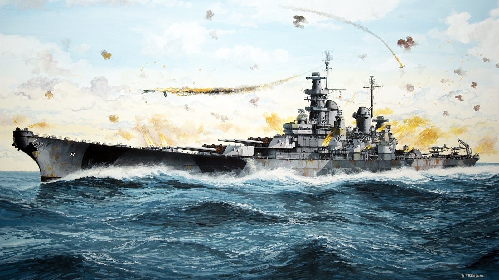 USS Iowa Wallpaper