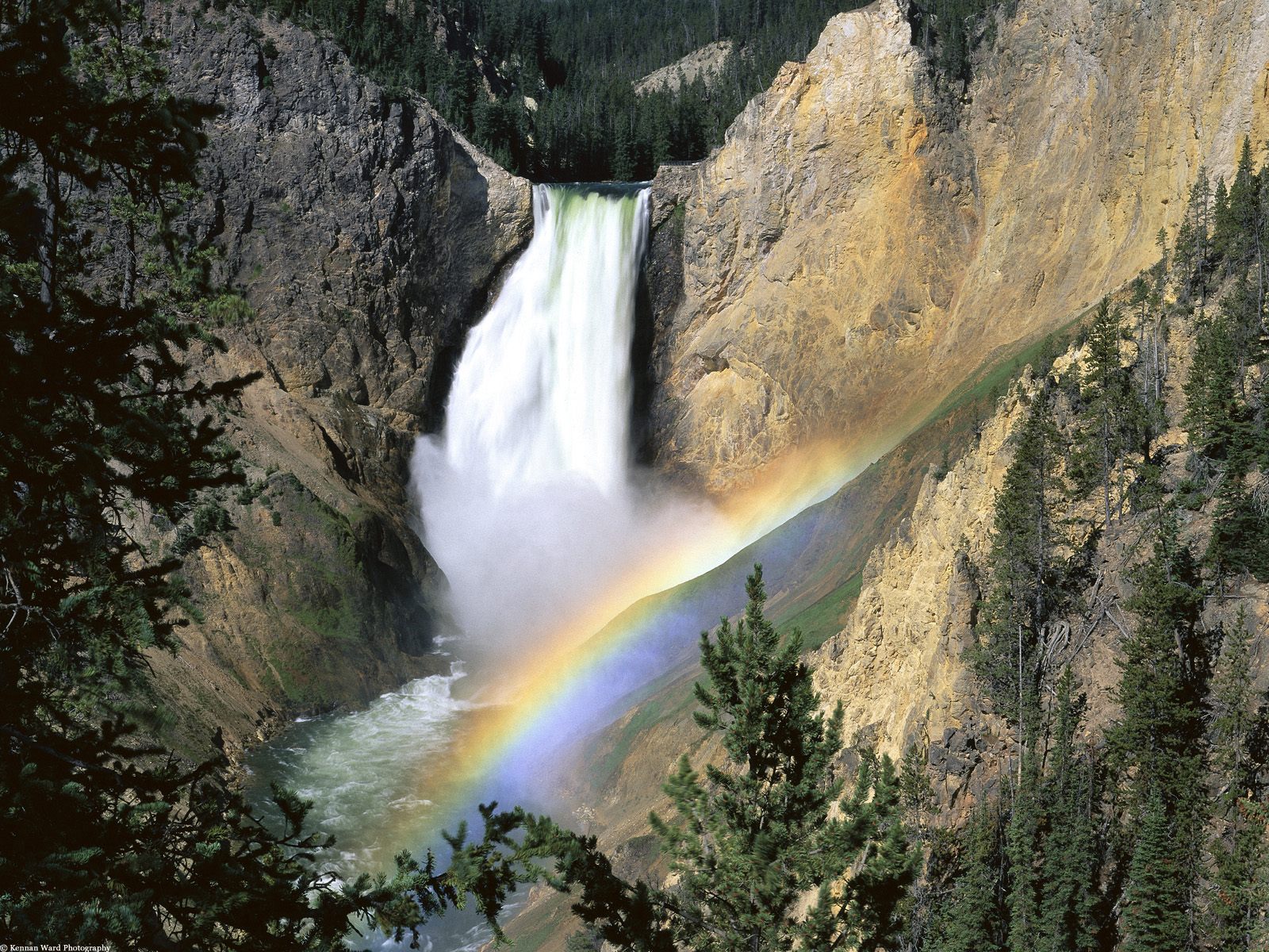 Download Yellowstone Falls Yellowstone National Park Wy Wallpapers