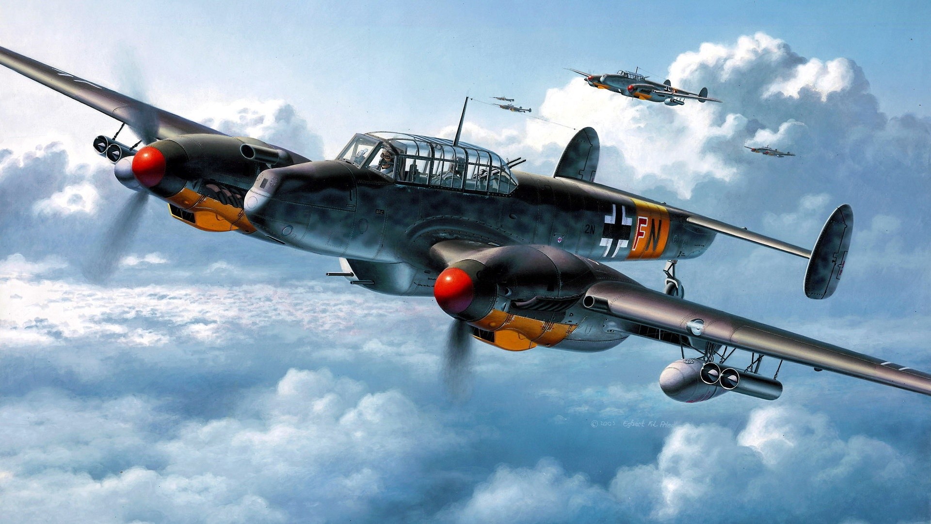 Messerschmitt Bf HD Wallpaper Background Image