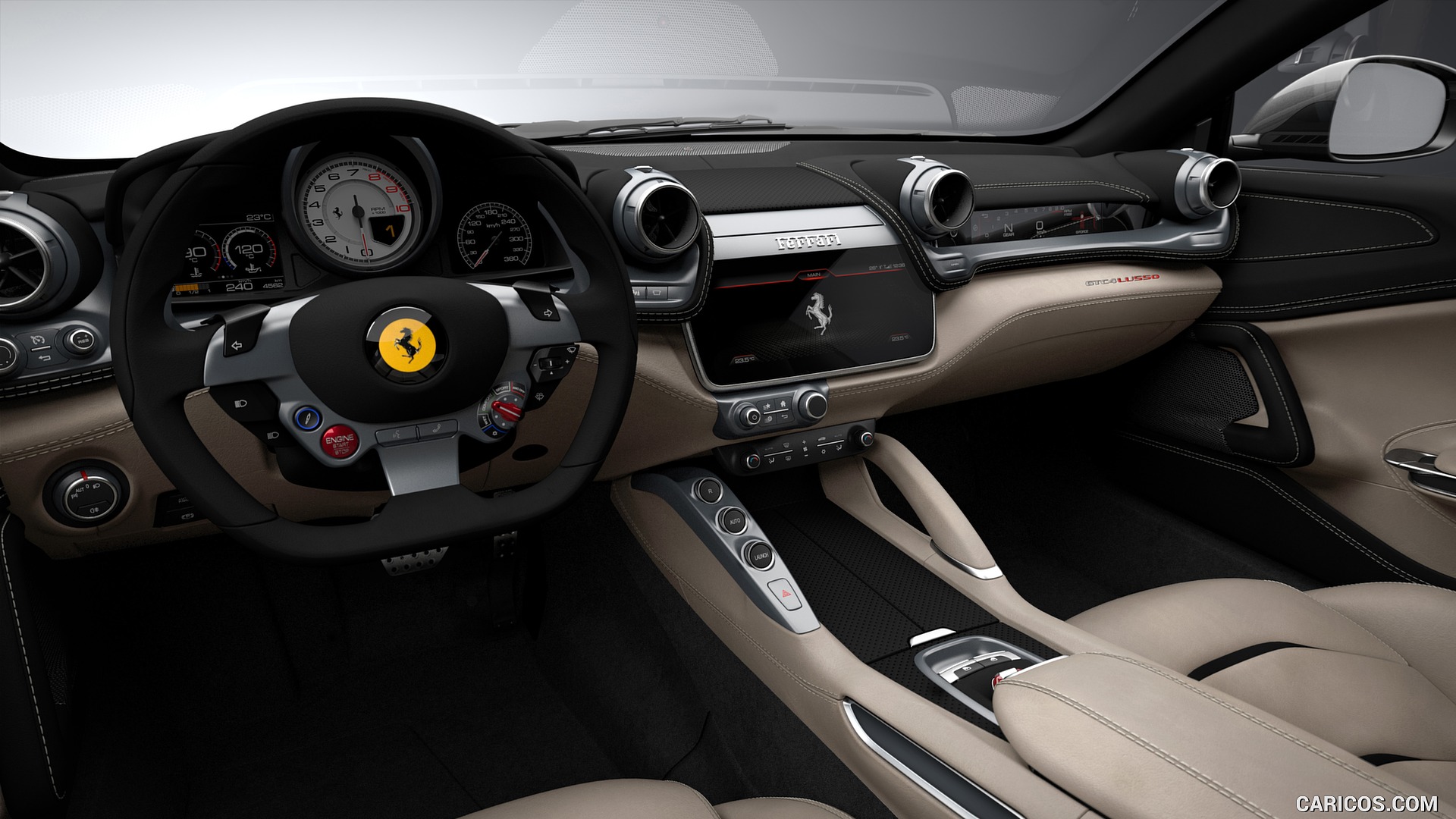 Ferrari Gtc4lusso Interior Cockpit HD Wallpaper