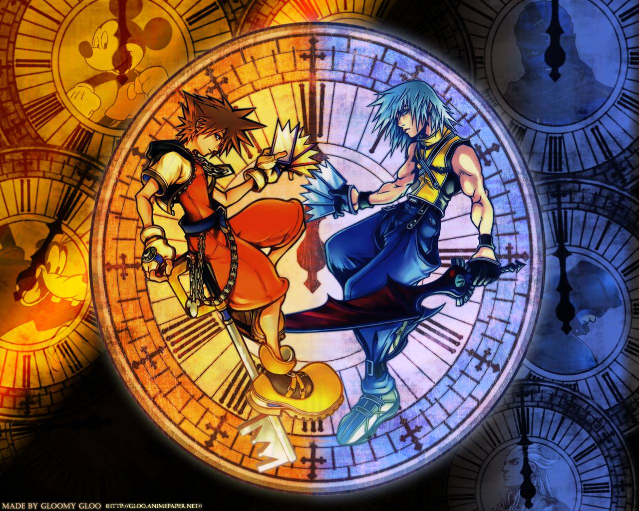 Kingdom Hearts Wallpaper Sora E Riku HD