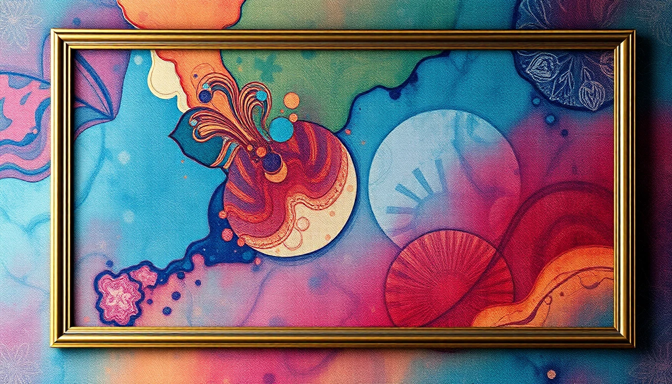 Framed Wallpaper As Art