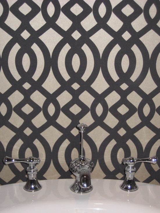 Du Barry Wallpaper Contemporary Bathroom Niche Interiors