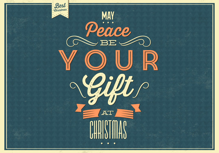 Christmas Peace Vector Background   Download Free Vector Art Stock