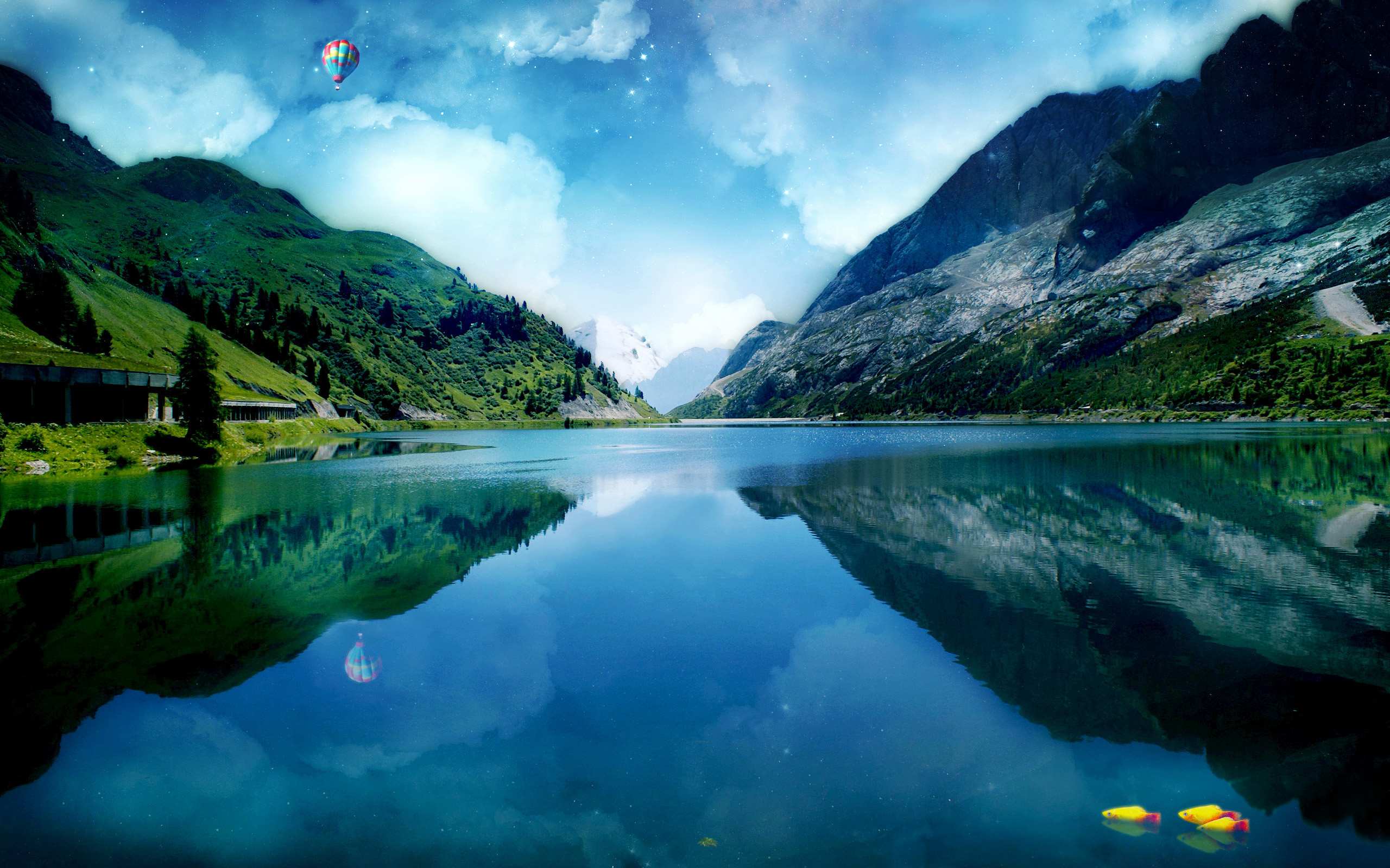 Lake With Mountain Wallpaper HD Wallpaper WallpaperLepi